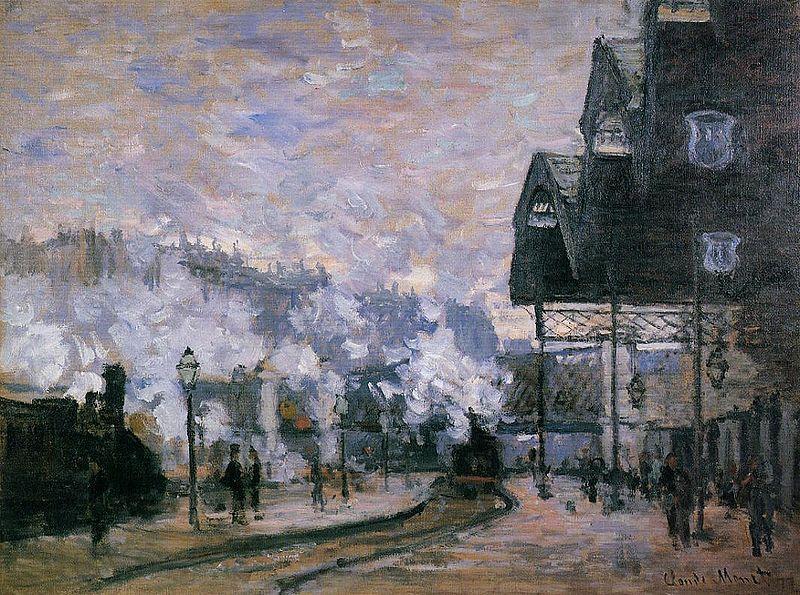 Claude Monet the Western Region Goods Sheds Spain oil painting art